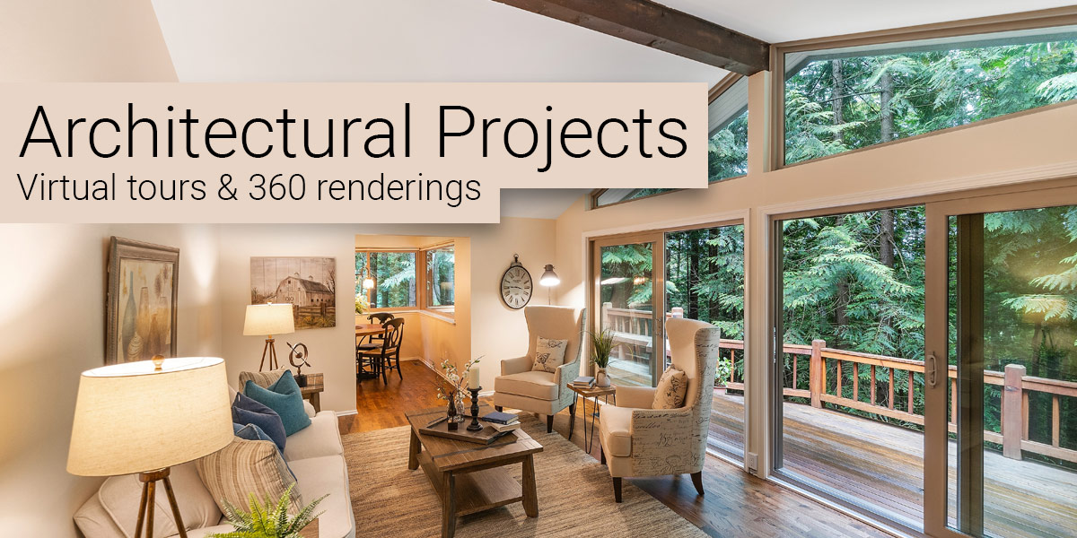Virtual Tours are great for presenting architectural projects & renderings