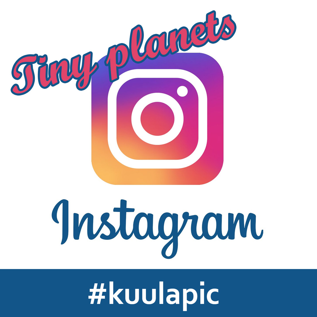Post tiny planets on Instagram with Kuula