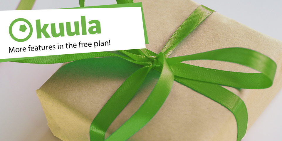 New features available in Kuula free accounts