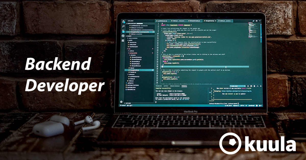 Kuula is hiring a Backend Developer